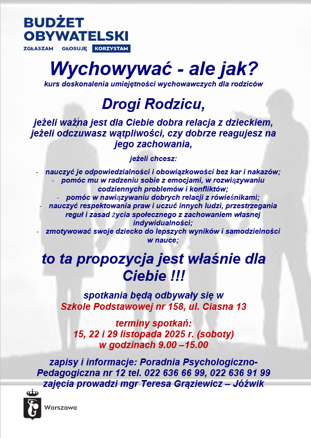 Informacje dla rodziców